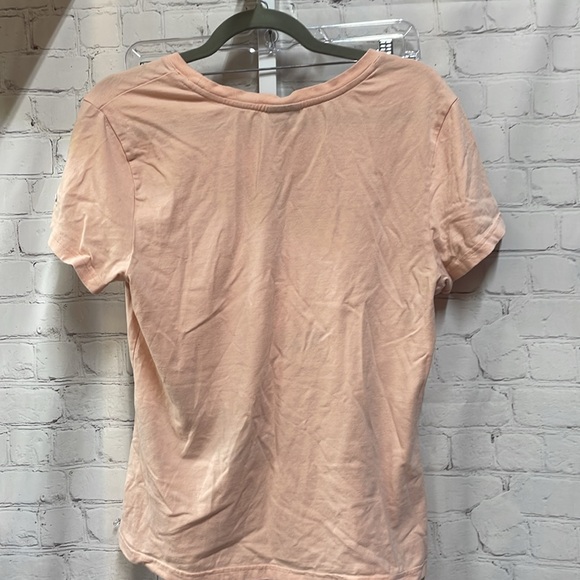 Le Tigre glitter tiger logo peach colored XL t-shirt - Picture 7 of 7
